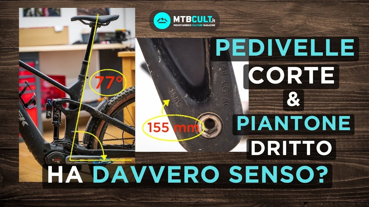Piantone dritto e pedivelle corte: ha davvero senso?