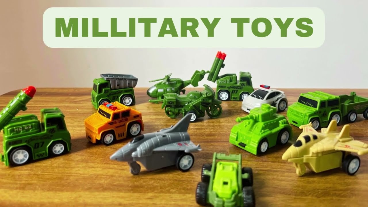 Toys - Military Toys for Kids| Toddlers| Types of Military Vehicle names| Army Toys for Kindergarten