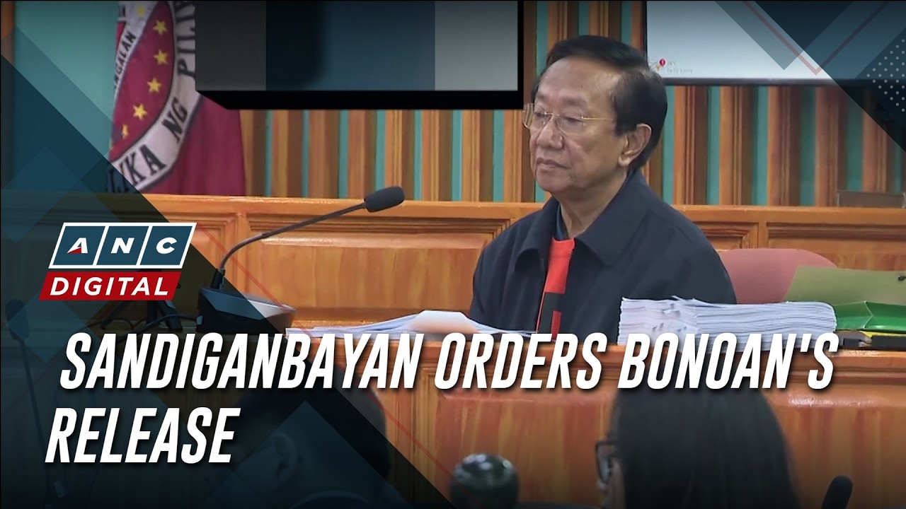 Sandiganbayan постановил освободить Боноана | ANC