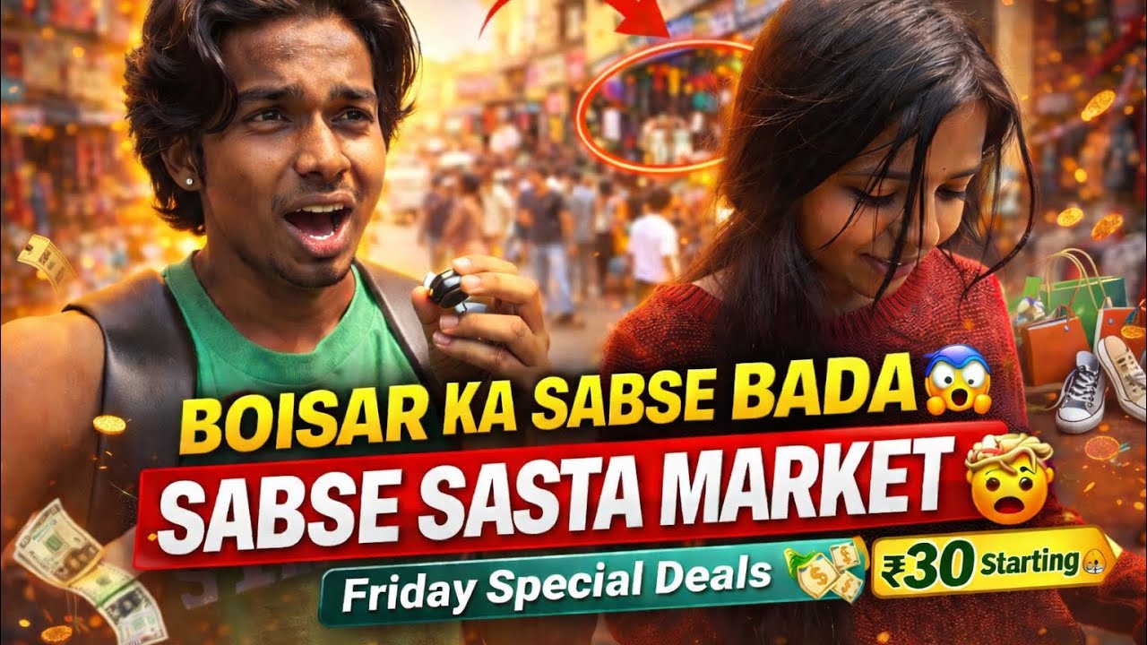 Boisar Ka Sabse Bada Aur Sabse Sasta Friday Market 😱 | ₹30 Se Starting Shopping Deals 🔥