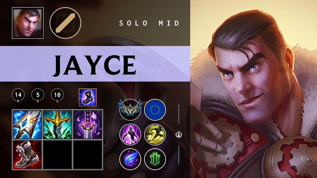 Jayce Mid vs Zed - EUW Challenger Patch 26.06