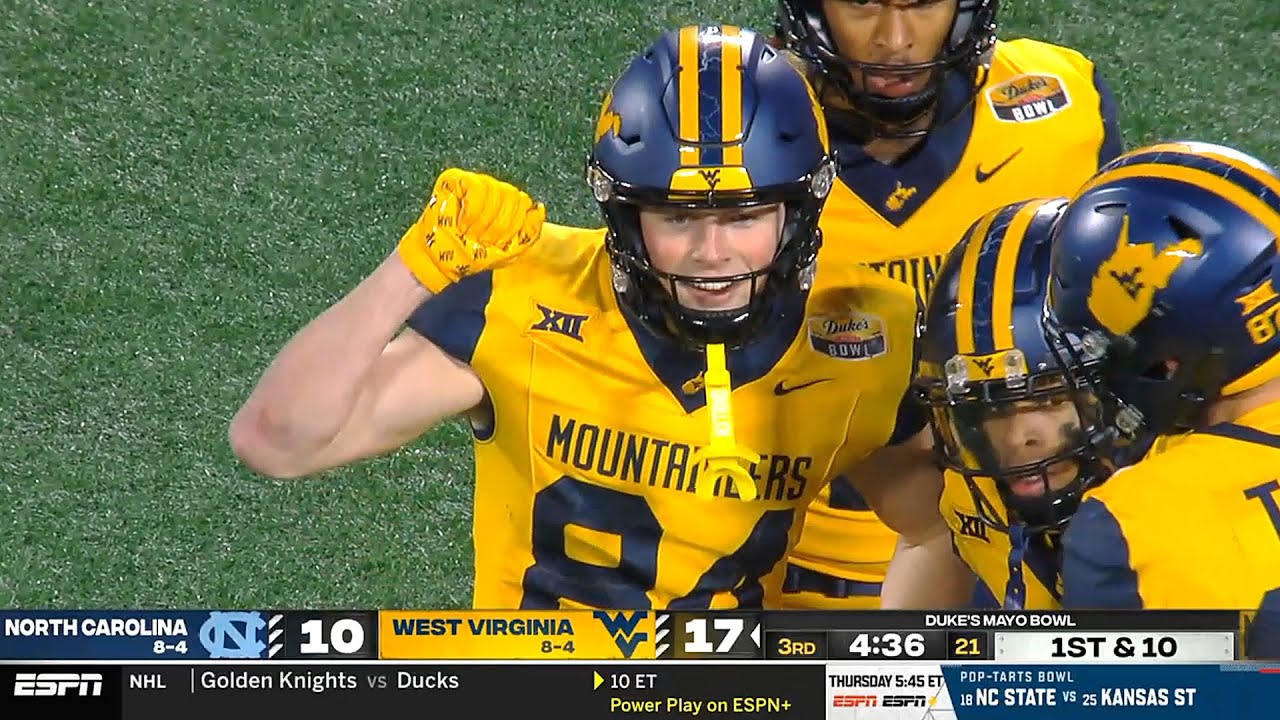 North Carolina vs West Virginia College Football Game Full Highlights 2023
