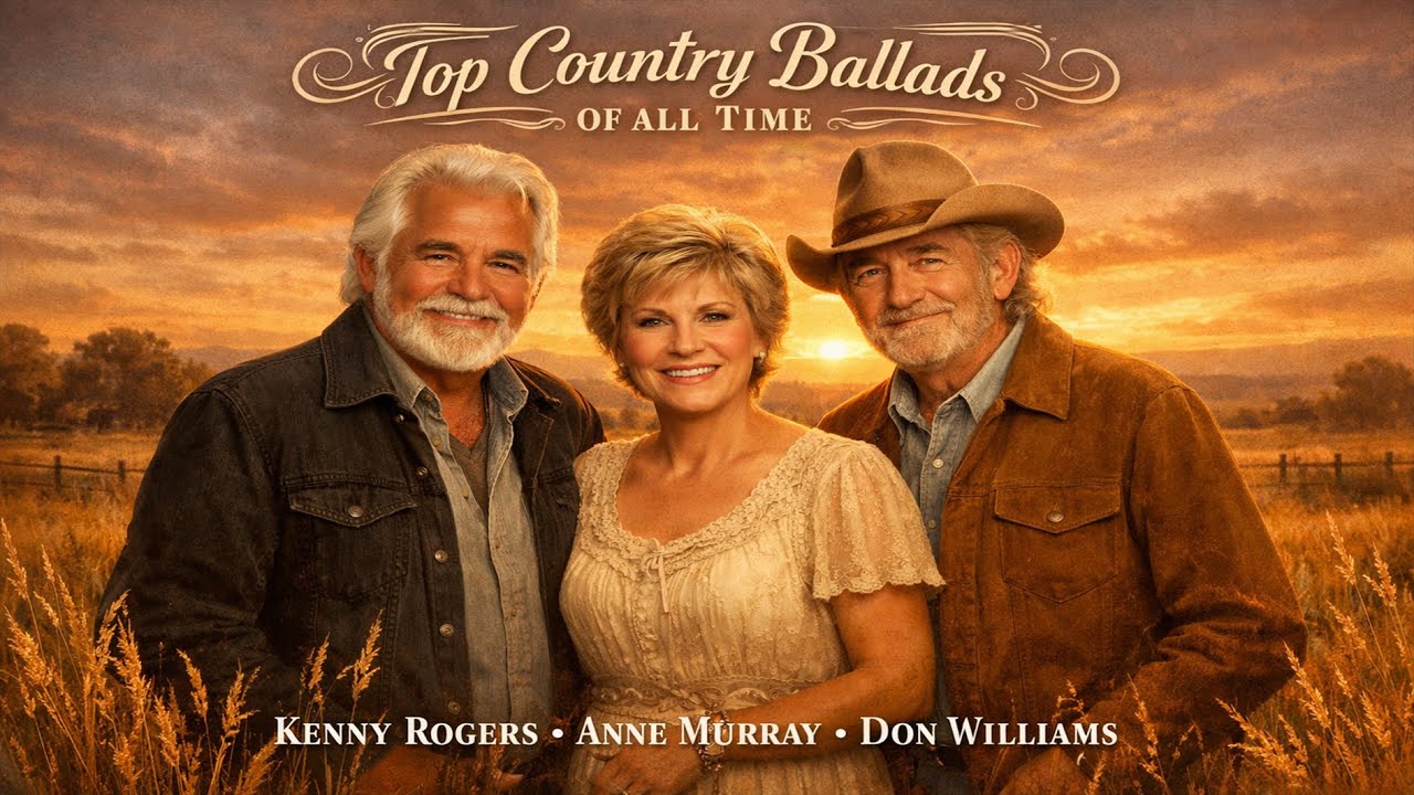 Top Country Ballads of All Time 💛 | Kenny Rogers, Anne Murray, Don Williams
