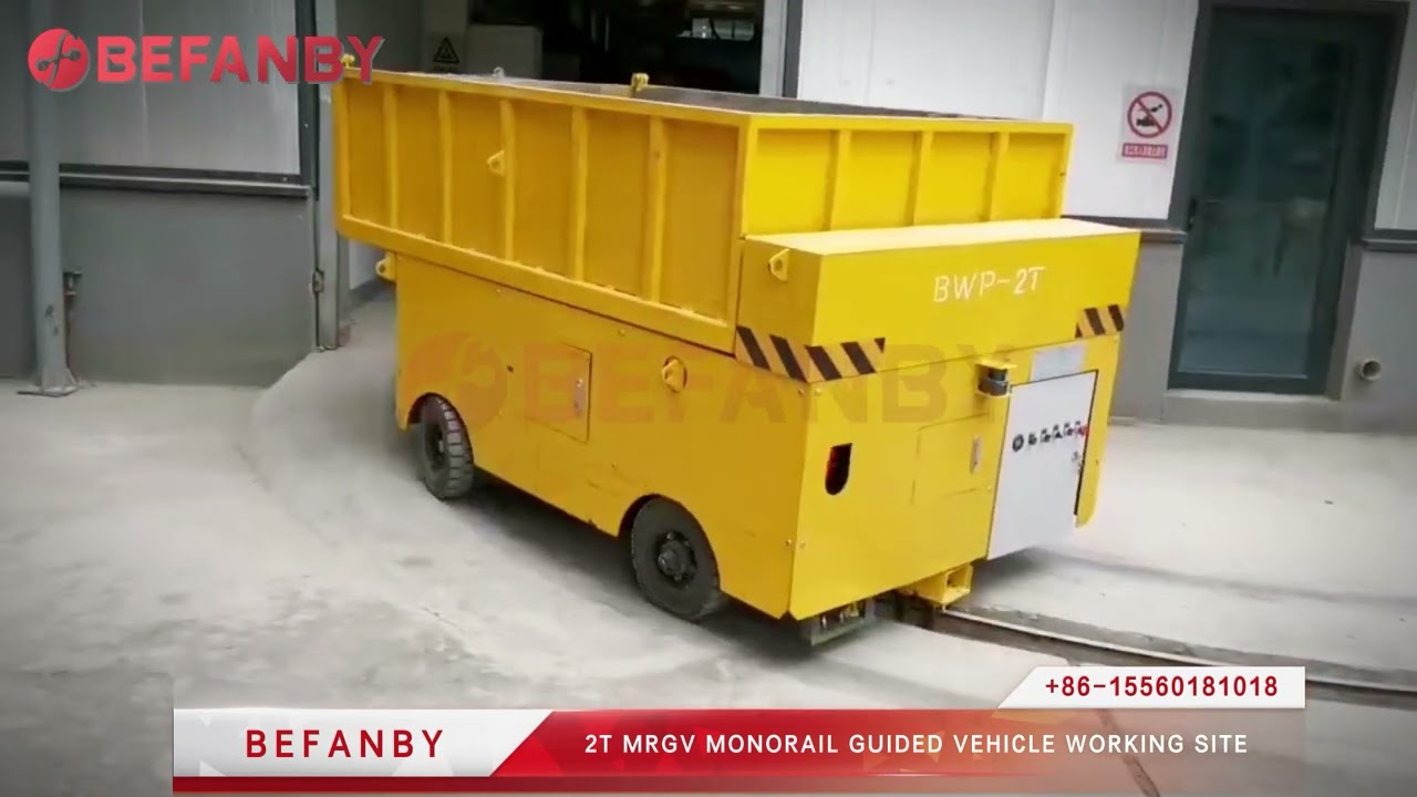 2T Monorail Guided Vehicle, Monorail Transfer Cart Manufacturer