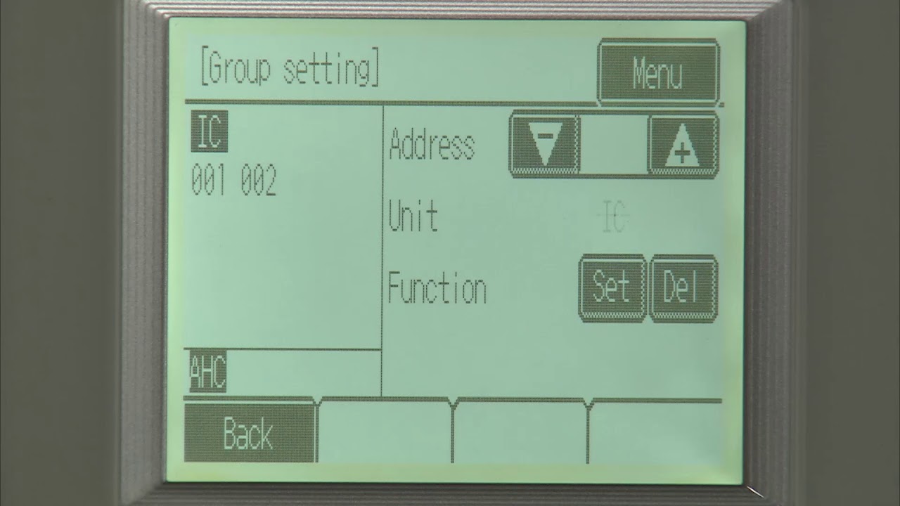 PAR U02 Groupings – Adding and Deleting addresses