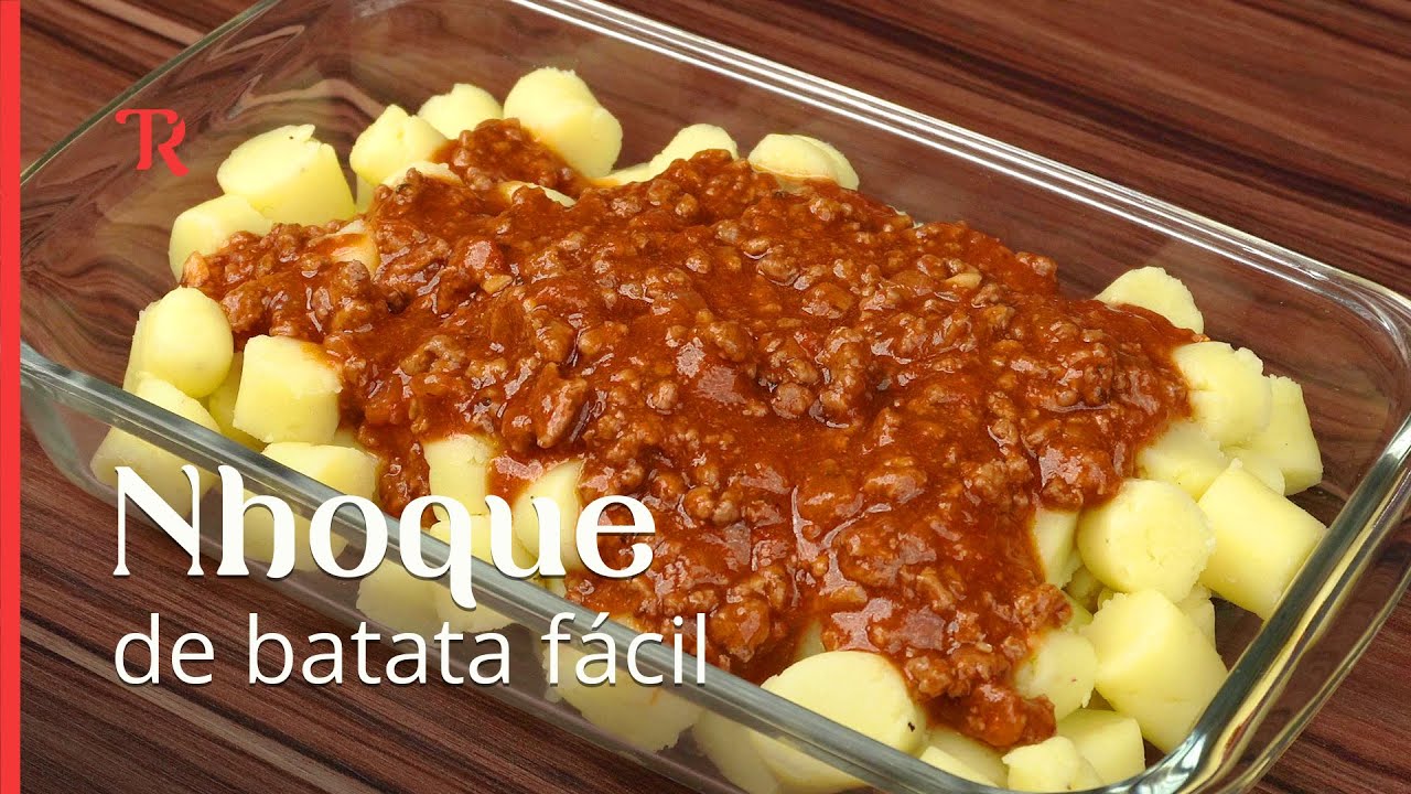 Eu nunca imaginei fazer um nhoque assim! Receita f&aacute;cil e com uma massa que derrete na boca!