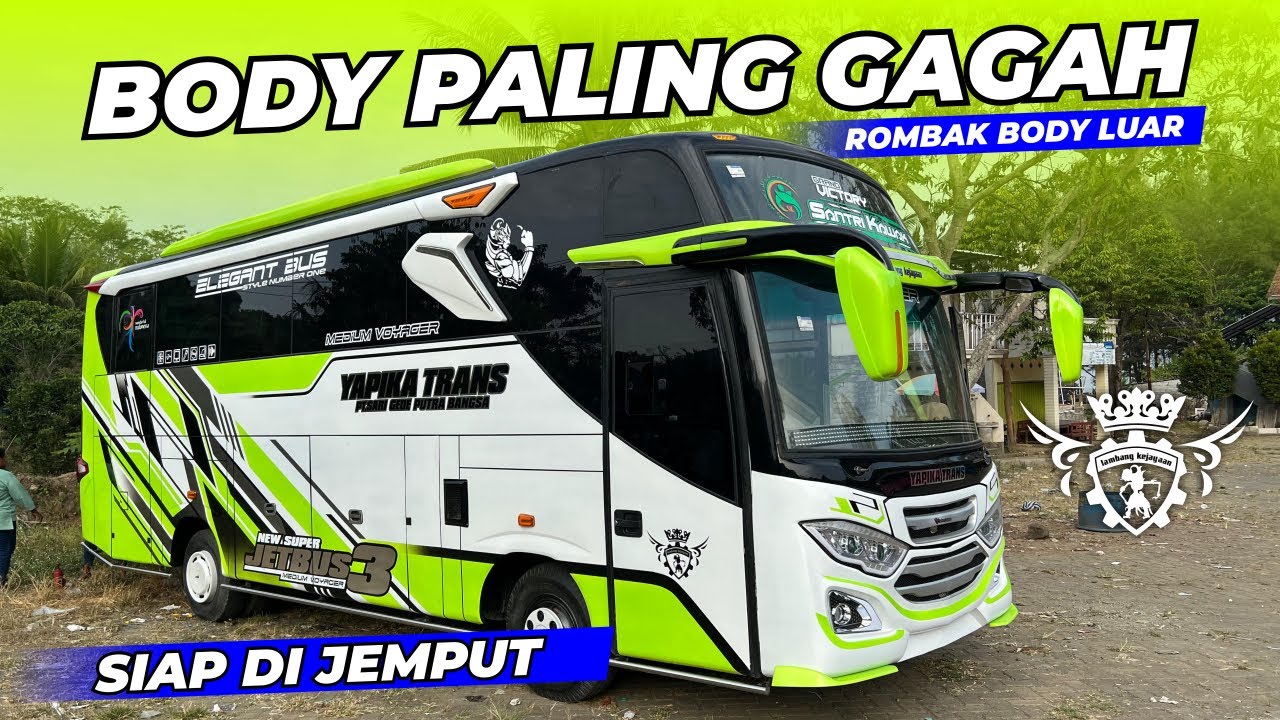 BAKAL JADI IDAMAN !! RILIS HASIL ROMBAK BUS MEDIUM | KAROSERI LAMBANG KEJAYAAN