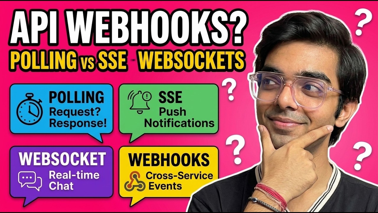 Polling vs SSE vs WebSockets vs Webhooks &mdash; Real-Time Communication Explained for Developers