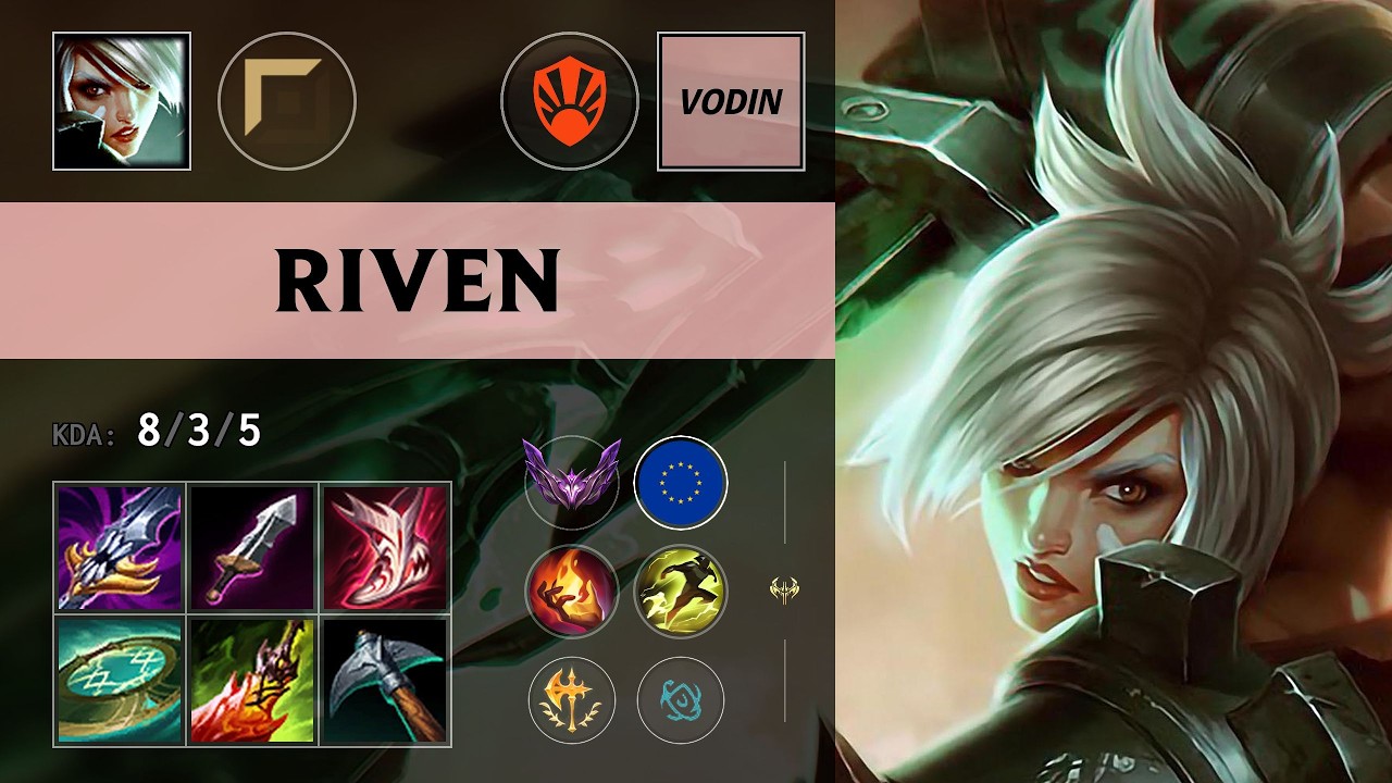(ARA Vodin) Riven Top vs Mordekaiser - EUW Master Patch 26.13