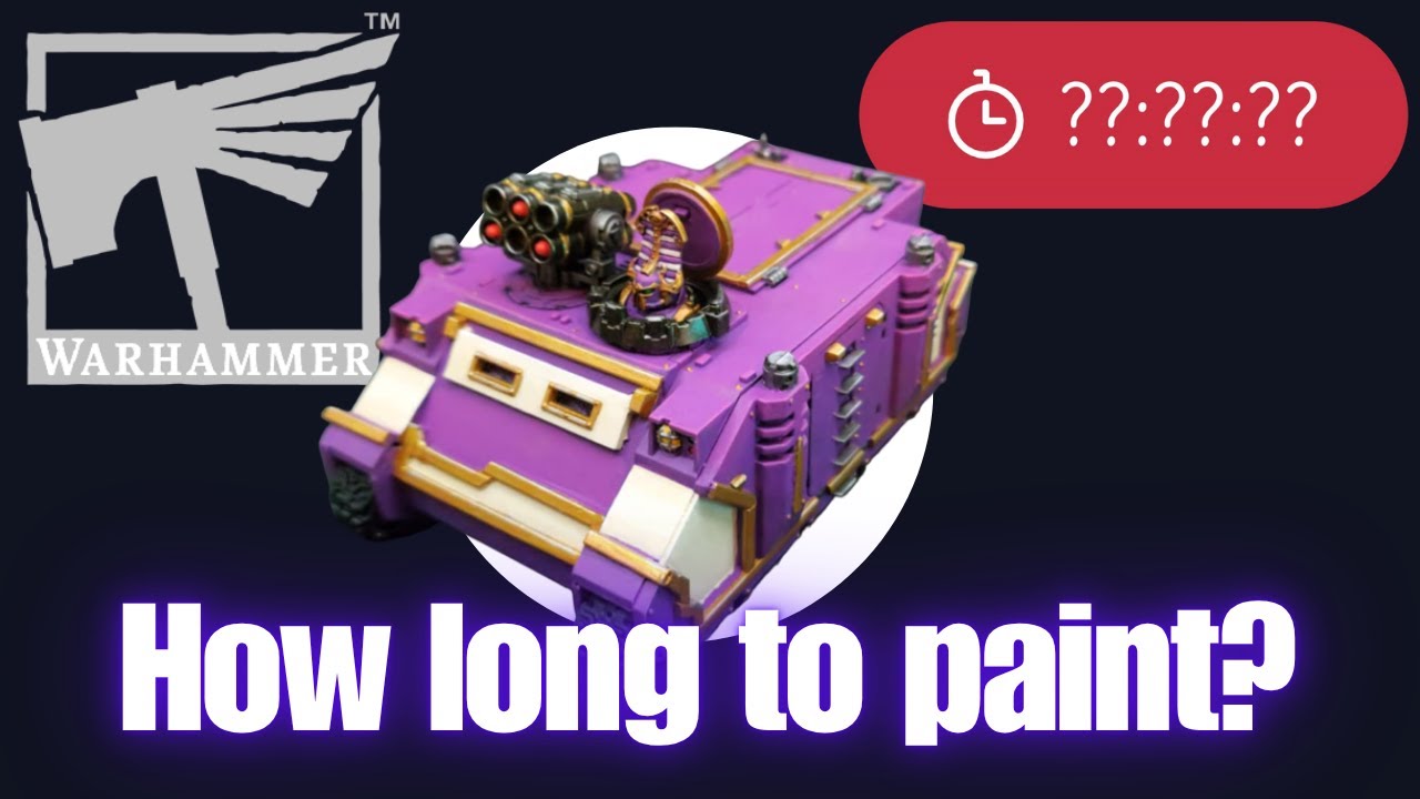 Customising and painting a Rhino for my Thousand Sons!