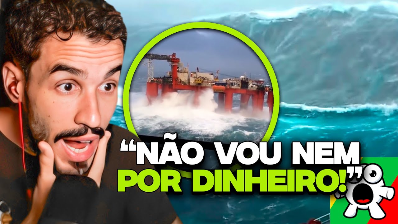 AS MAIORES ONDAS JA CAPTURADAS POR CÂMERA! | REACT FALA SÉRIO