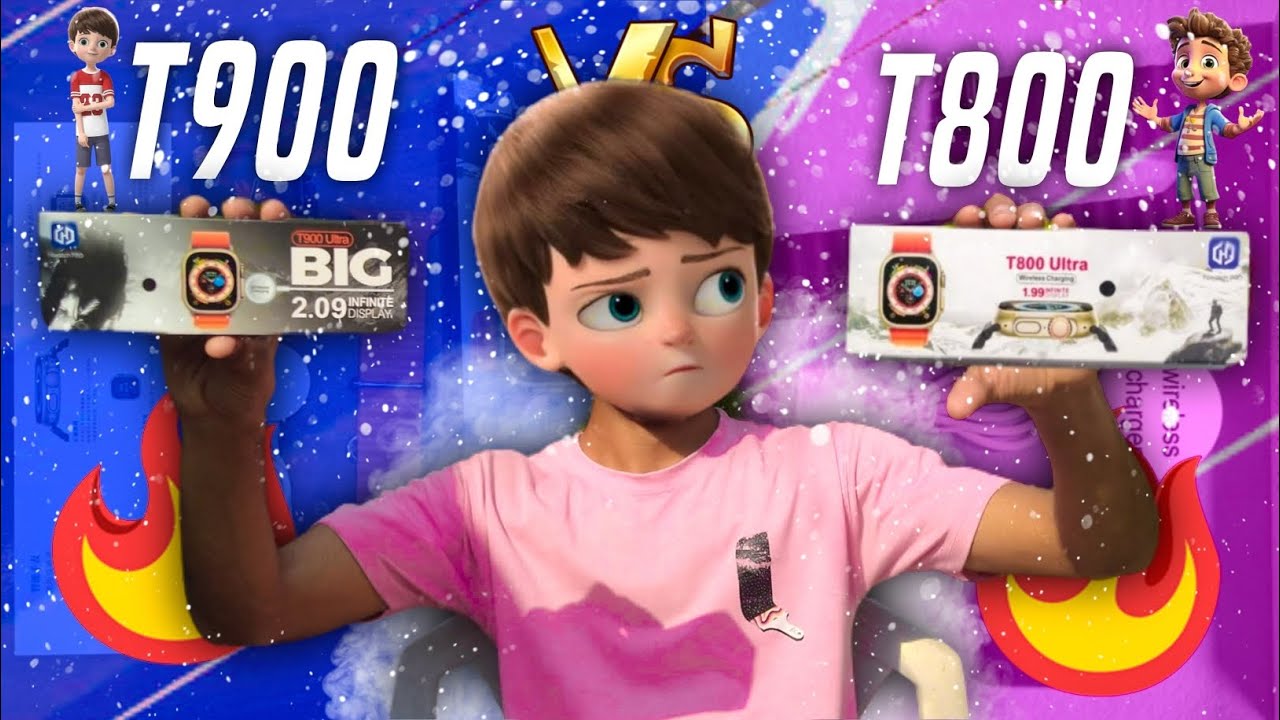 T900 ultra vs T800 ultra Smartwatch🔥| Comparison Review of T800 vs T900 Smartwatch ( best for you? )
