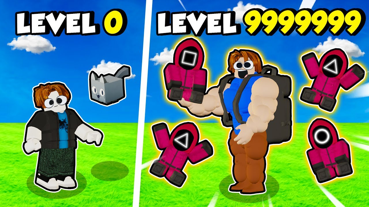 EXÉRCITO DE PETS DO ROUND 6 PARA CARREGAR AS MOCHILAS MAIS PESADAS DO ROBLOX (Bagman Simulator)