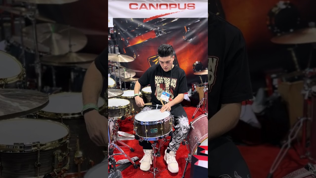 Thank you for stopping by Greyson Nekrutman! #canopus #namm #namm2024