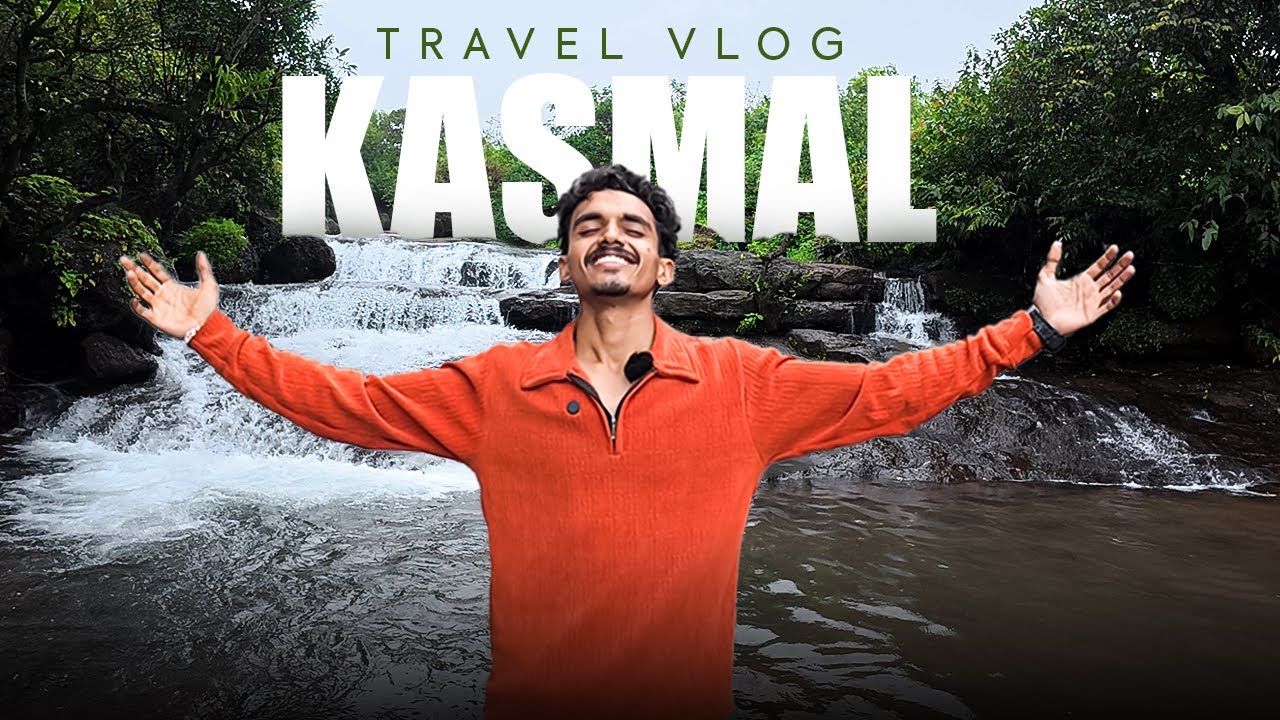 Kasmal Pen Waterfall 🌊 & Shiv Mandir 🕉️ | Hidden Gem 🌿 Maharashtra | Budget Trip 💸 Under ₹750 🚴‍♂️