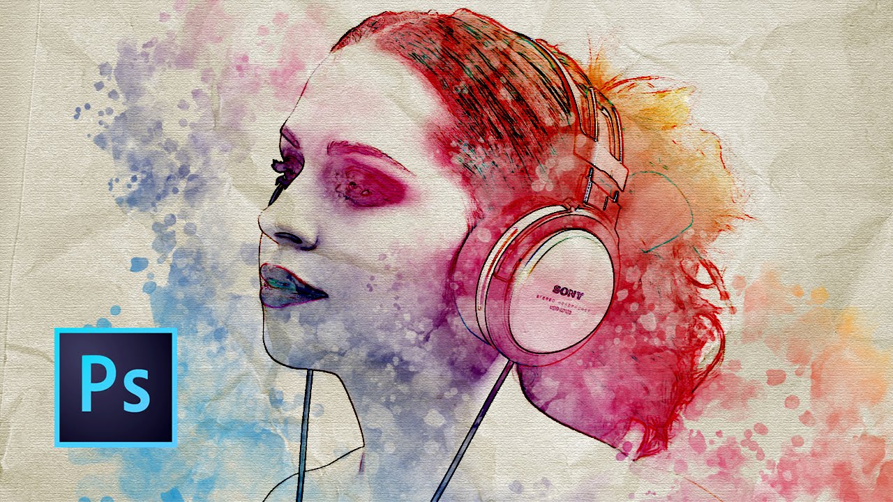 Tutorial Photoshop | Efecto Acuarela