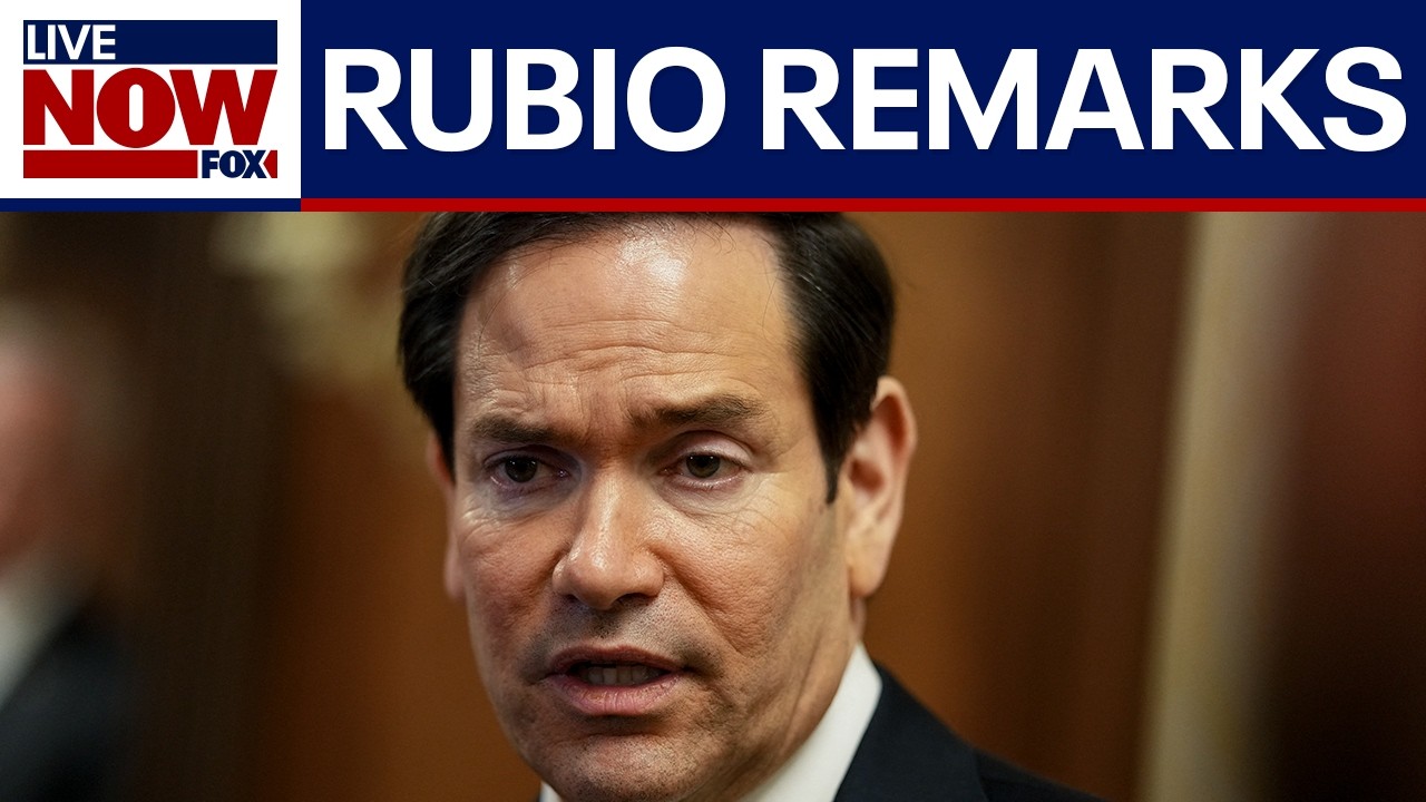 Rubio speaks after meeting with Middle East leaders