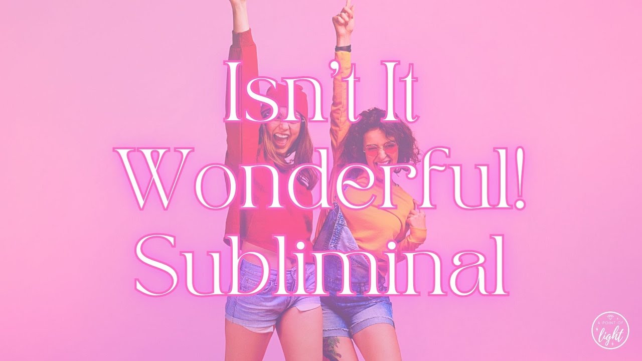 Isn't it Wonderful Neville Goddard Subliminal Affirmations (Rain Sounds for Sleep)