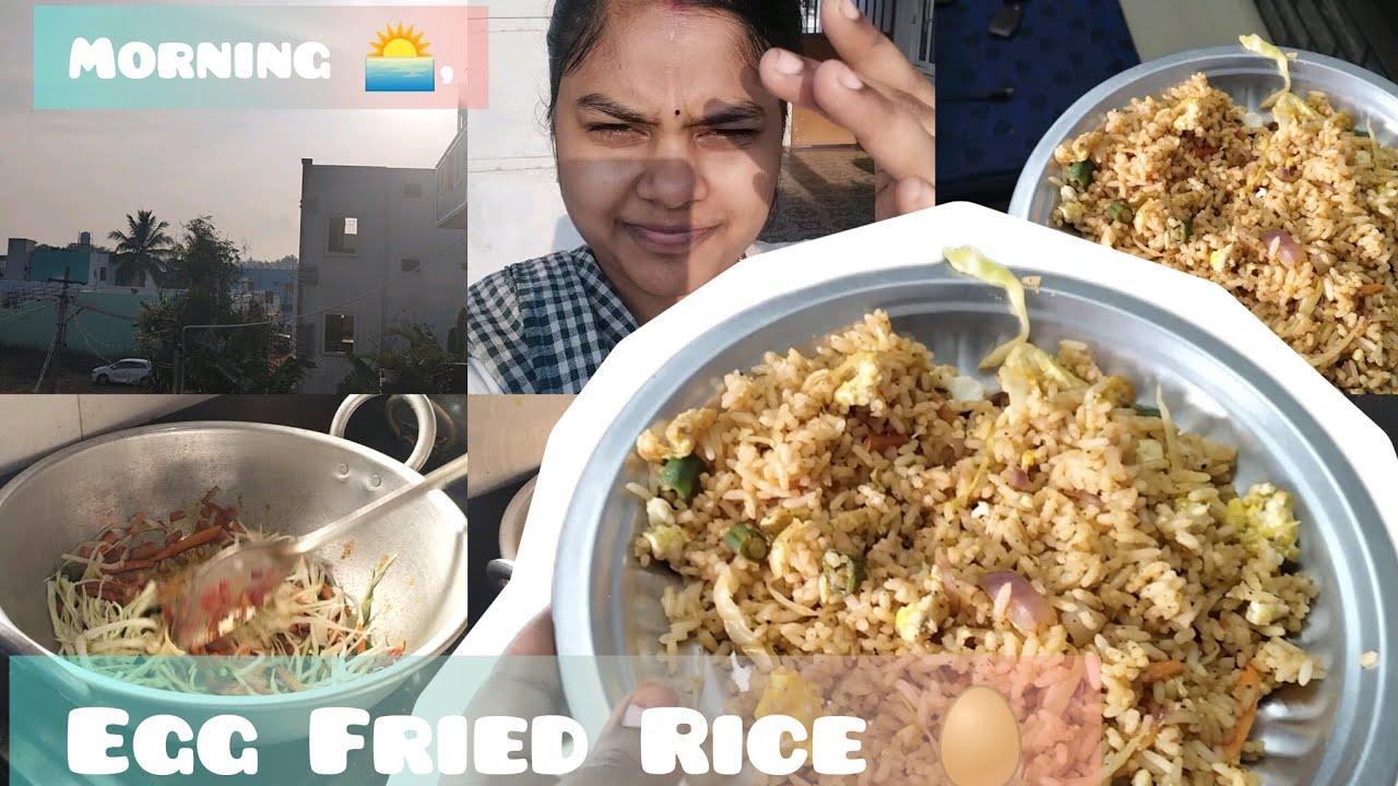 🌿🥦வீட்டிலேயே செஞ்ச Egg Fried Rice🥚.Road side Taste 😋 #youtubeshorts #tamivlogs75 #food 