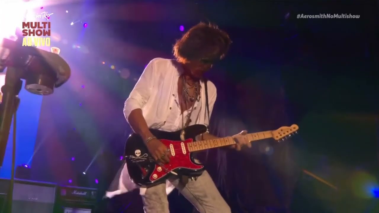 Joe Perry Guitar Solo x6 from Aerosmith Crazy