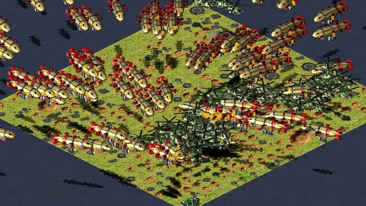 Single-player Defense Map: The Escaping Wandering MCV！ -Red Alert 2