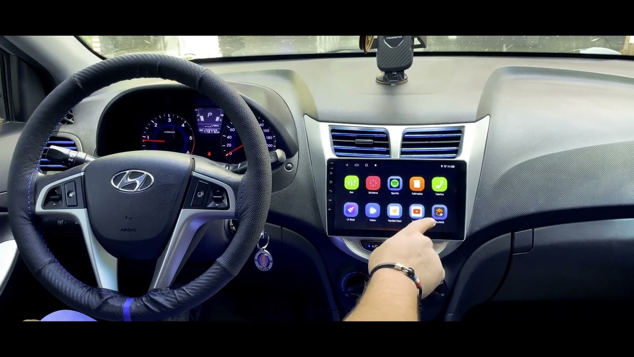 HYUNDAI ACCENT BLUE CARPLAY ANDROID AUTO MYNAVIN MULTİMEDYA TANITIMI