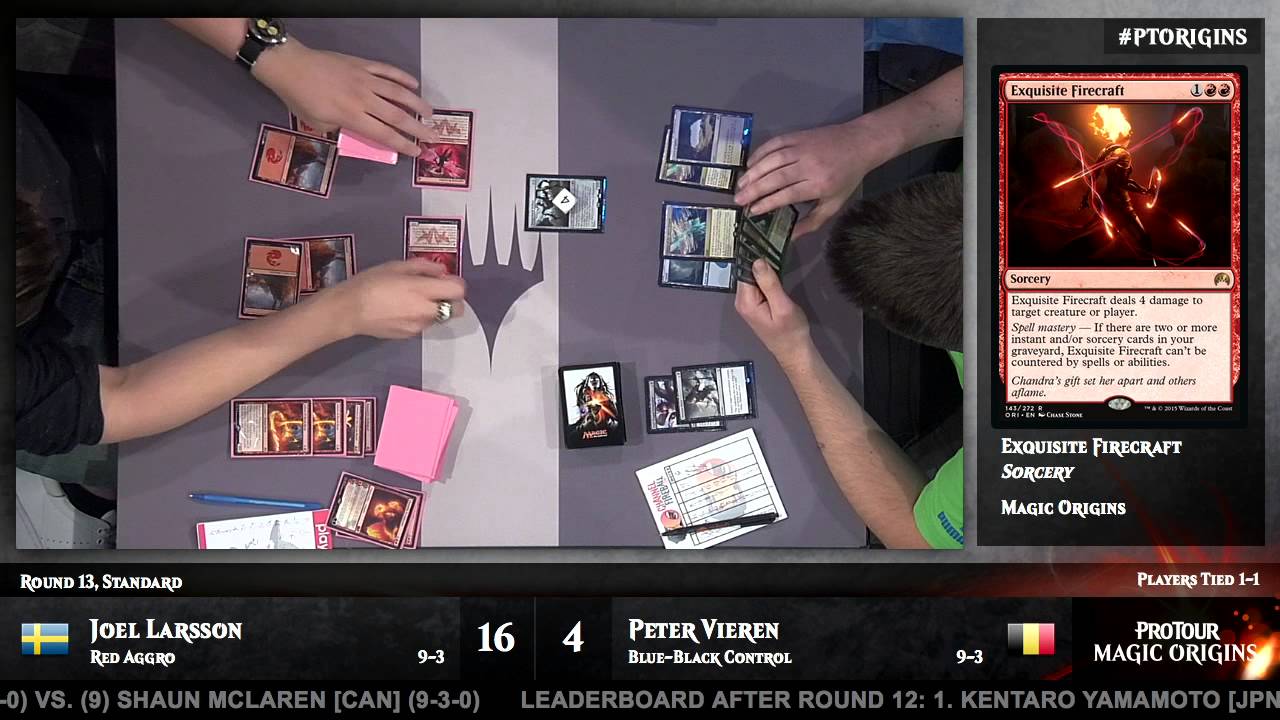 Pro Tour Magic Origins Round 13 (Standard): Gerry Thompson vs. Sam Black