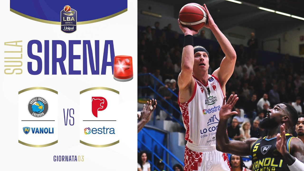 🚨 Sulla sirena: il canestro di Rowan regala la vittoria a Pistoia sul campo di Cremona