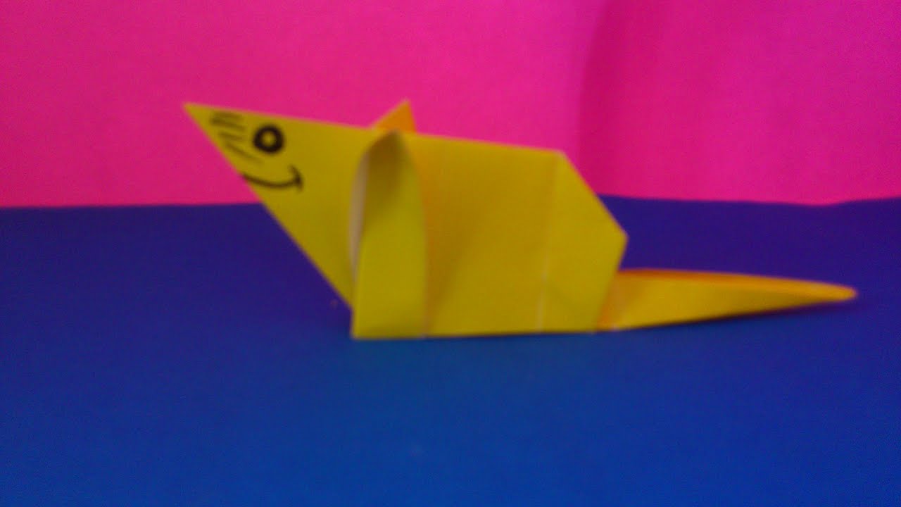 Cara Membuat Origami Tikus | Origami Binatang