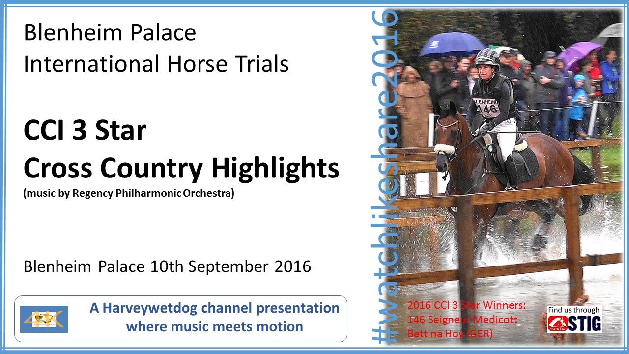 Blenheim Palace International Horse Trials CCI 3 Star X Country 2016