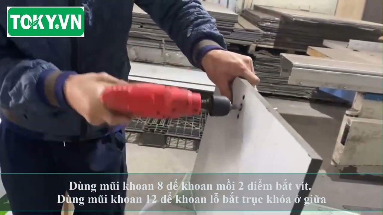 Hướng dẫn lắp đặt khóa vách ngăn vệ sinh GEKO-KH, GEKO-KBT, GEKO-KBD