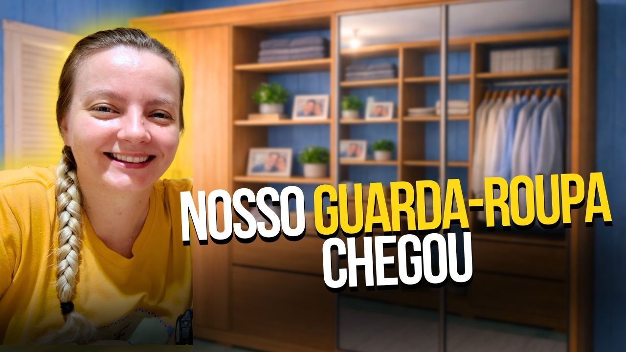 FINALMENTE TEMOS GUARDA ROUPA