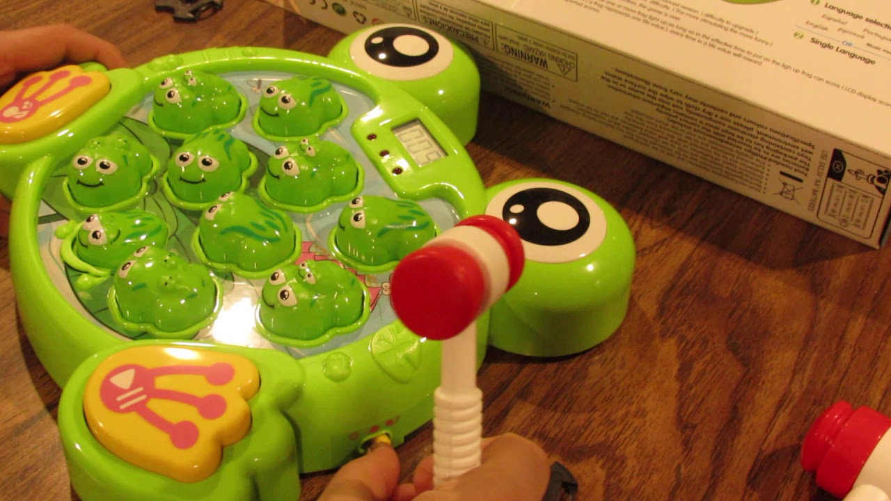 Kids and toddlers gift ideas / Yuham whack a frog pounding game quick review