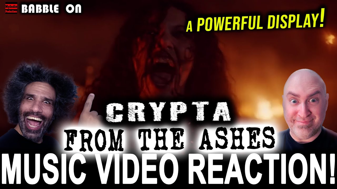 CRYPTA - FROM THE ASHES (Brazilian Death Metal) *FIRST-TIME REACTION* Fernanda Lira #reaction #dark
