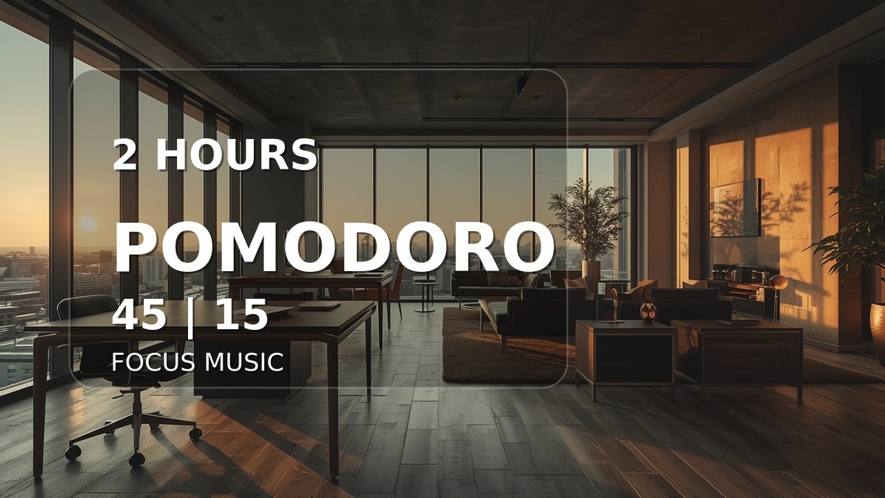 2-Hour Pomodoro for Entrepreneurs | Urban Penthouse Premium Workspace
