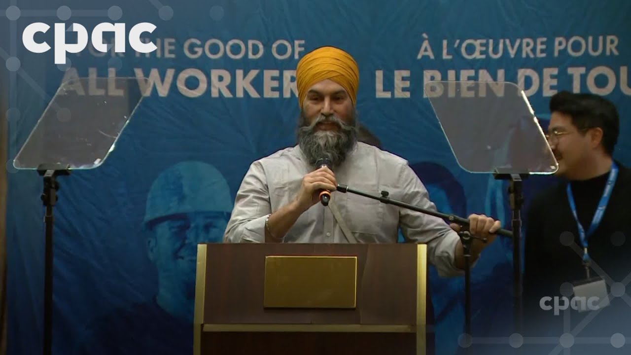NDP Leader Jagmeet Singh addresses labour conference in Edmonton – February 20, 2025