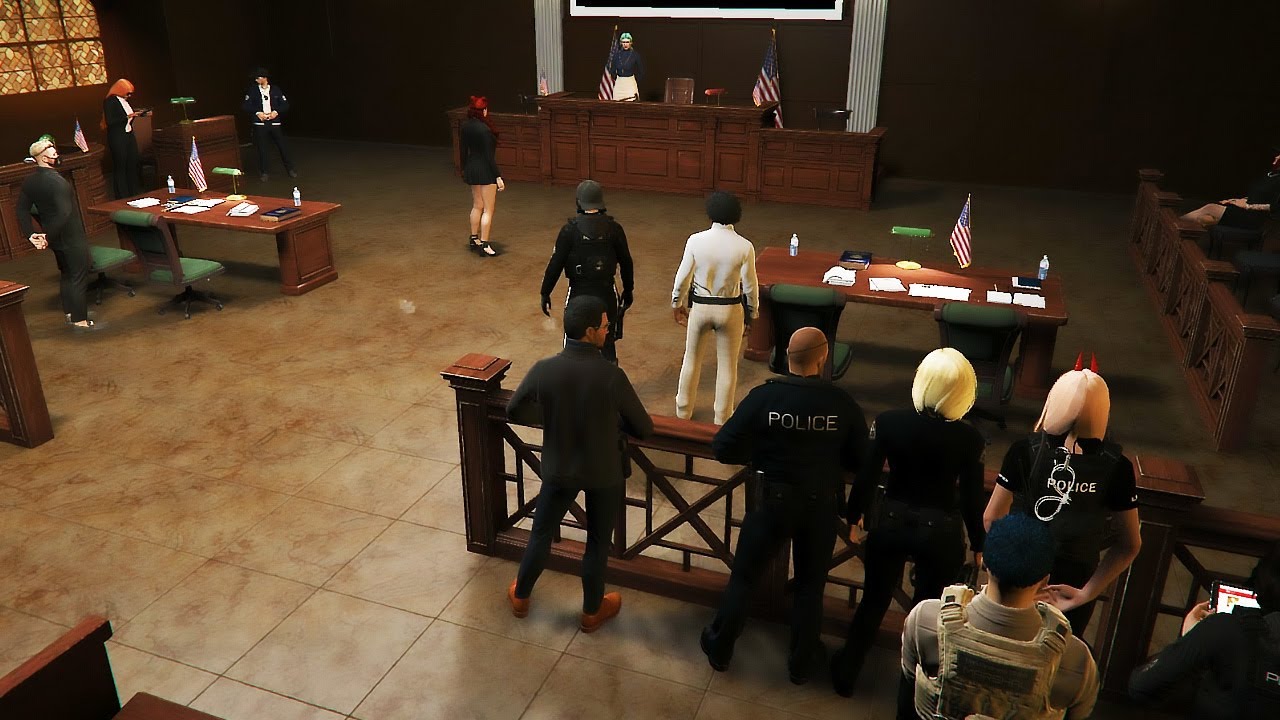 Brian Attends Nicholas Simone vs LSPD Court Case! | NoPixel RP | GTA RP