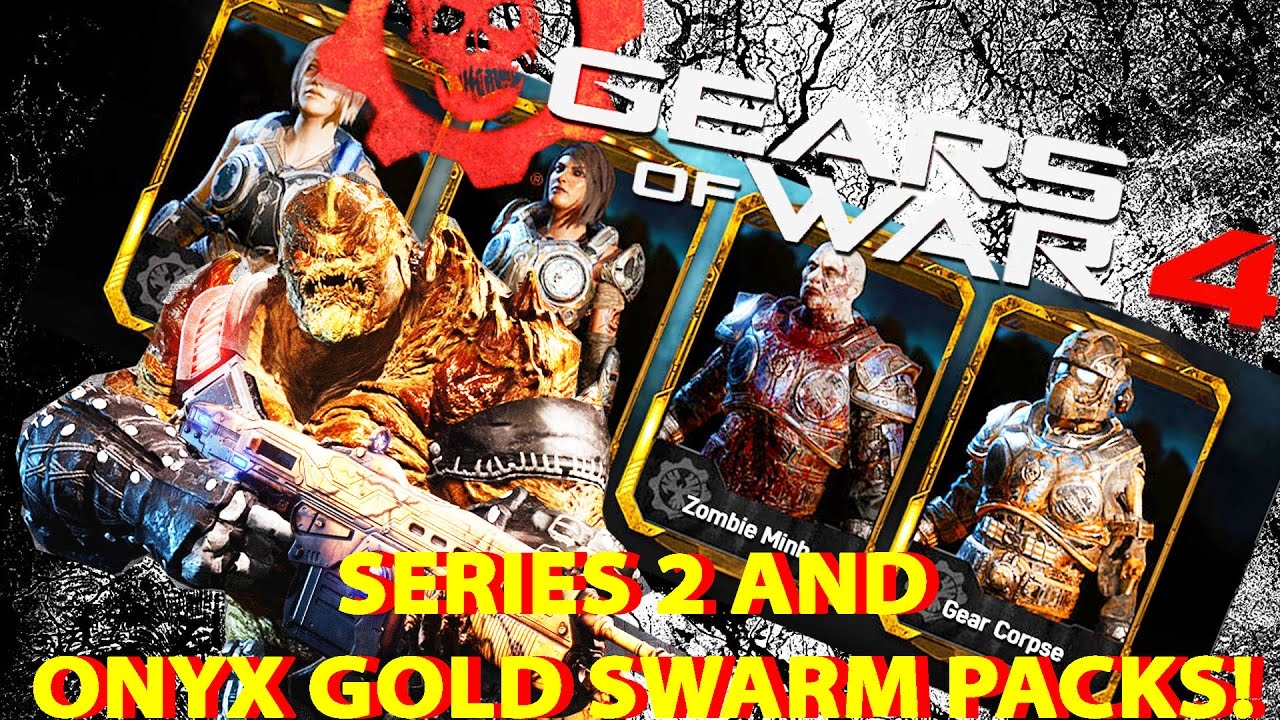 Gears 4: SERIES 2 AIRDROP AND ONYX GOLD SWARM PACK OPENING!