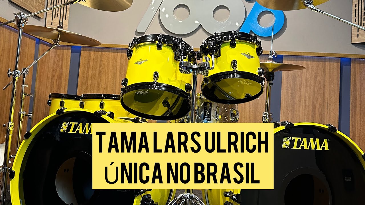 Bateria Tama Lars Ulrich Signature 40th Anniversary (Exclusiva no Brasil).