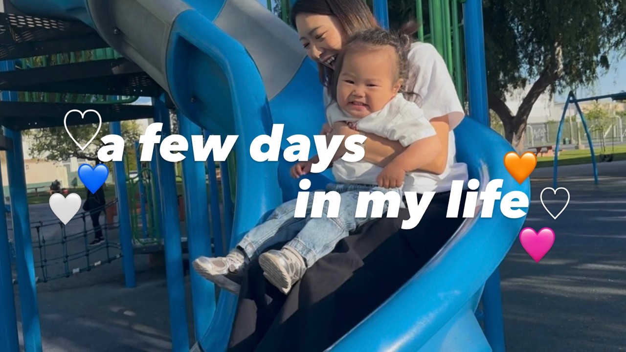 【Daily Vlog】カフェと公園で過ごす3日間/家族時間と友達時間