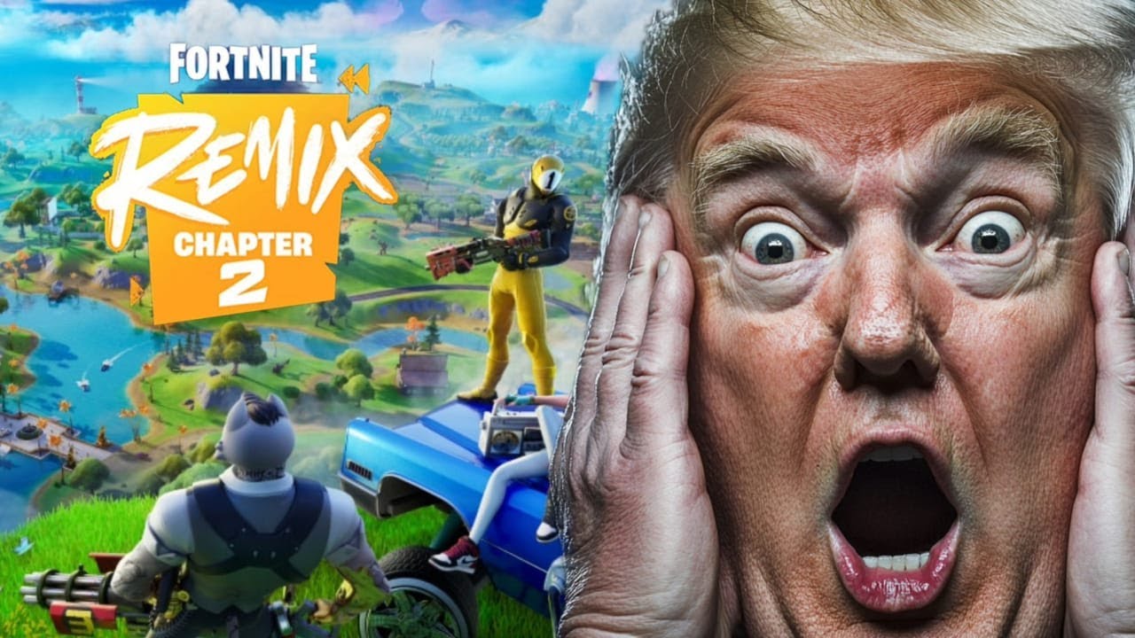 Presidents Battle Royale: Trump, Obama, Bush, and Biden play Fortnite Chapter 2 Remix!
