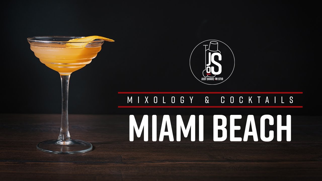 Scotch Whisky Cocktail at his best. Meet the Miami Beach Cocktail