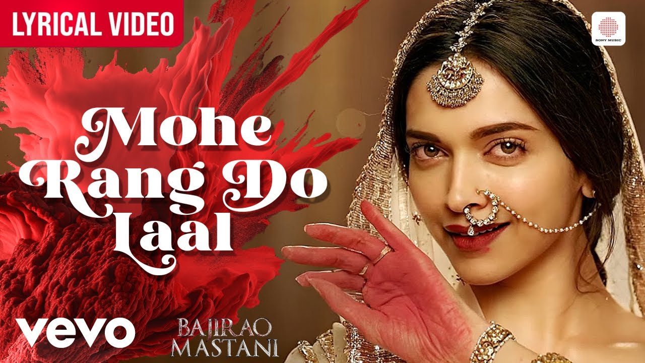 Mohe Rang Do Laal - Lyrical Video | Deepika Padukone | Bajirao Mastani | Shreya Ghoshal