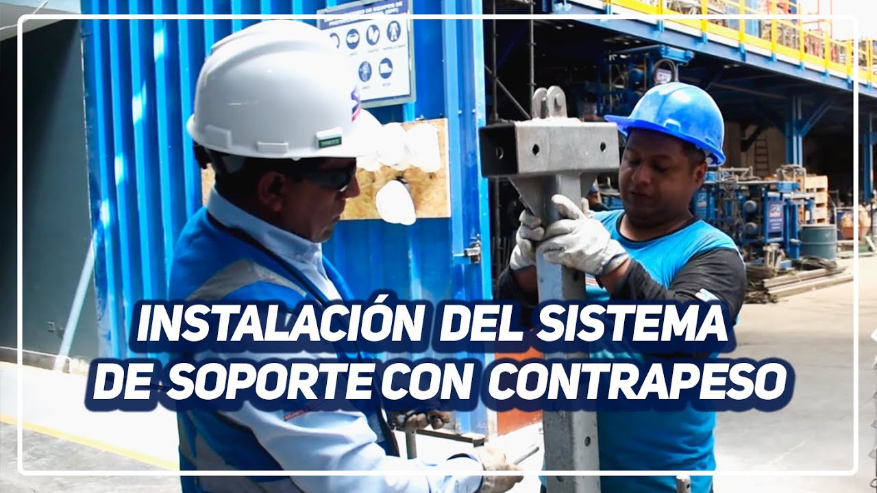 ⚡FACIL Y SENCILLO - Instalación del SISTEMA DE SOPORTE CON CONTRAPESO💥