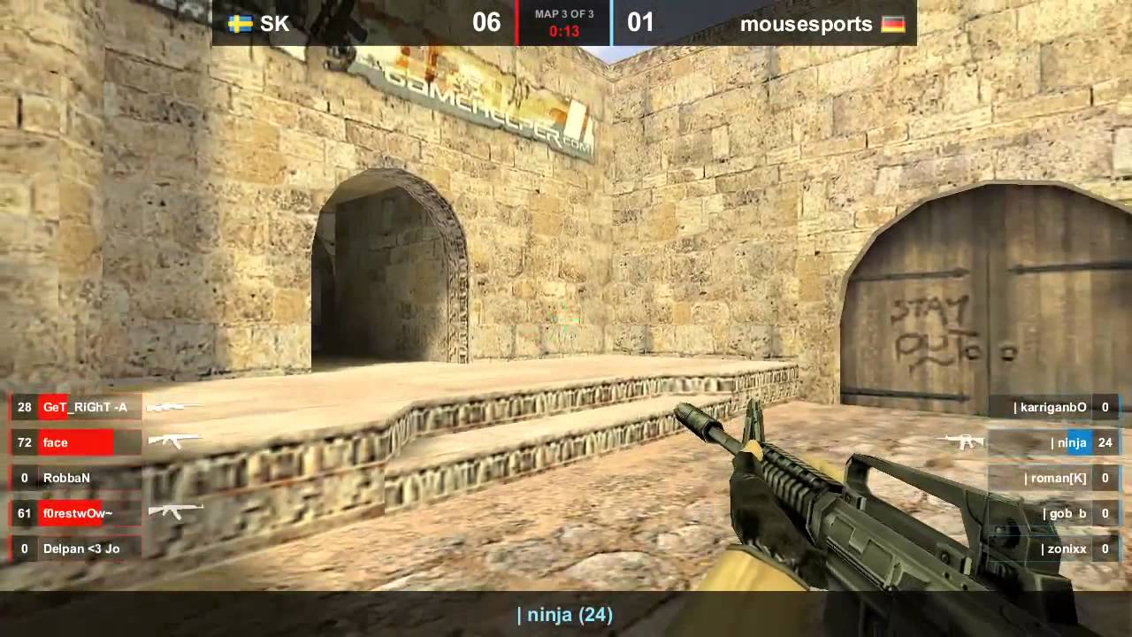 Mouz_vs_SK de_dust2 map 3
