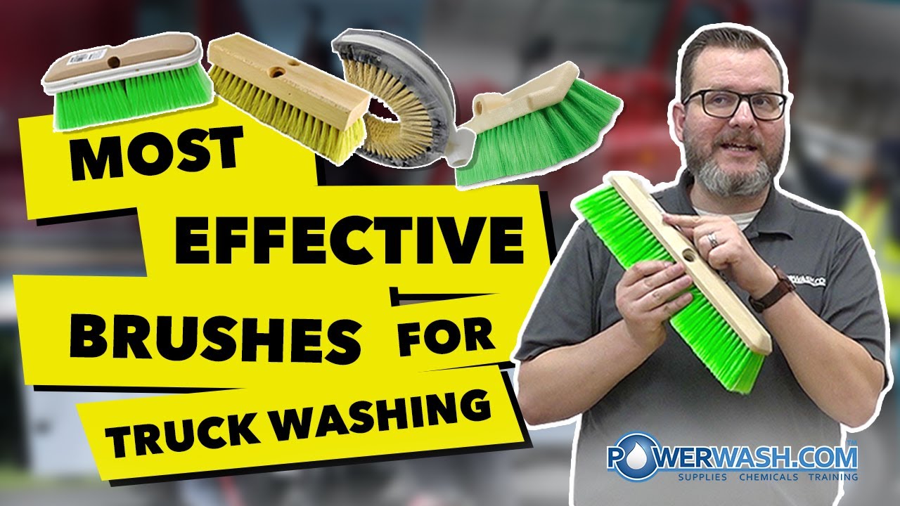 Most effective brushes for truck washing!