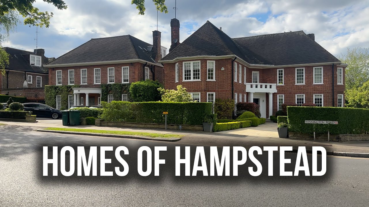 Hidden Millionaire Homes | Hampstead, London | Calming Ambience | 4K