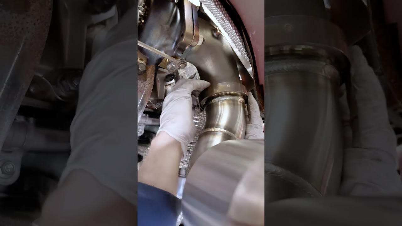 Installing the CS Downpipe is really that simple. Fits 2021+ Mazda 3, CX-30, and CX-50 turbo models.