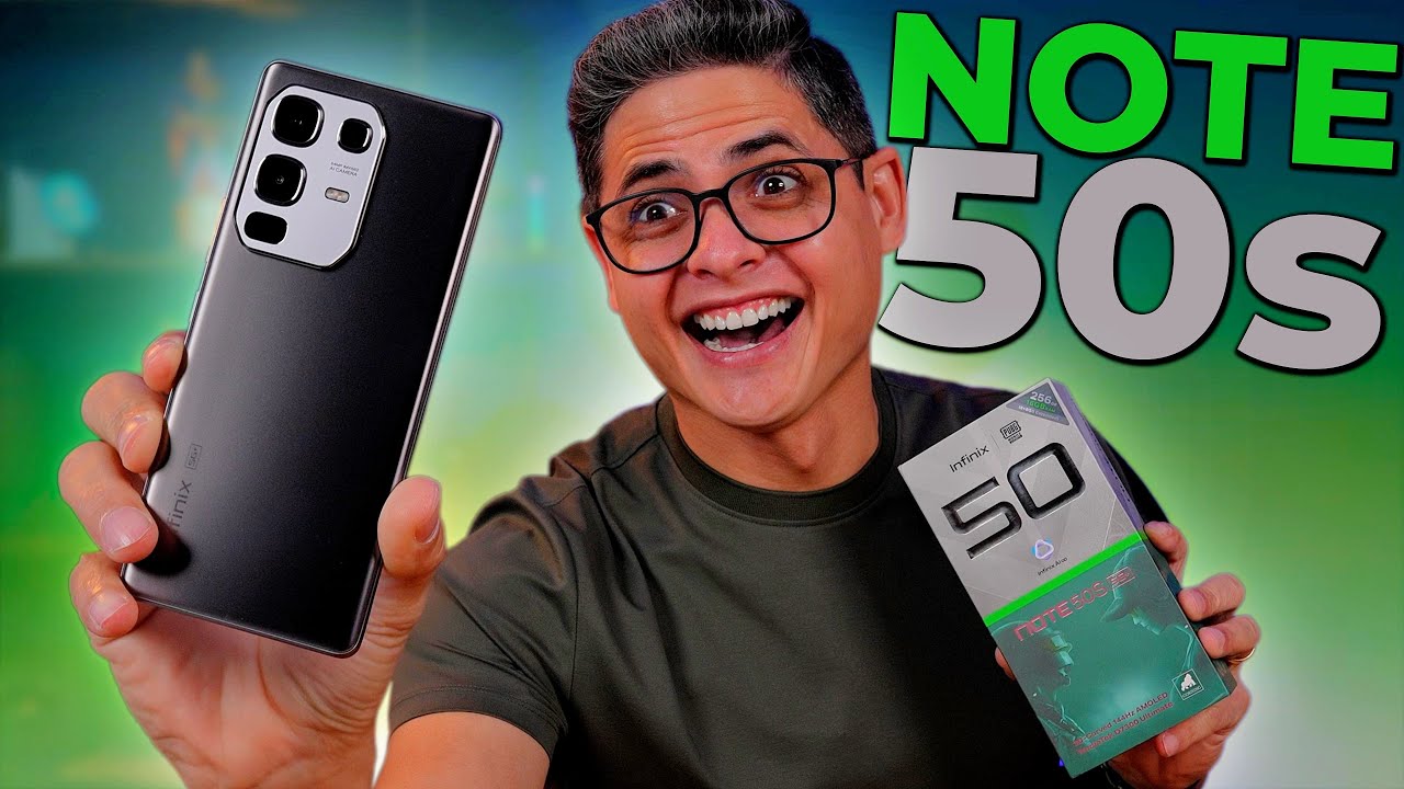 CELULAR GAMER! Infinix NOTE 50S 5G PUBG Mobile! Unboxing e Impressões