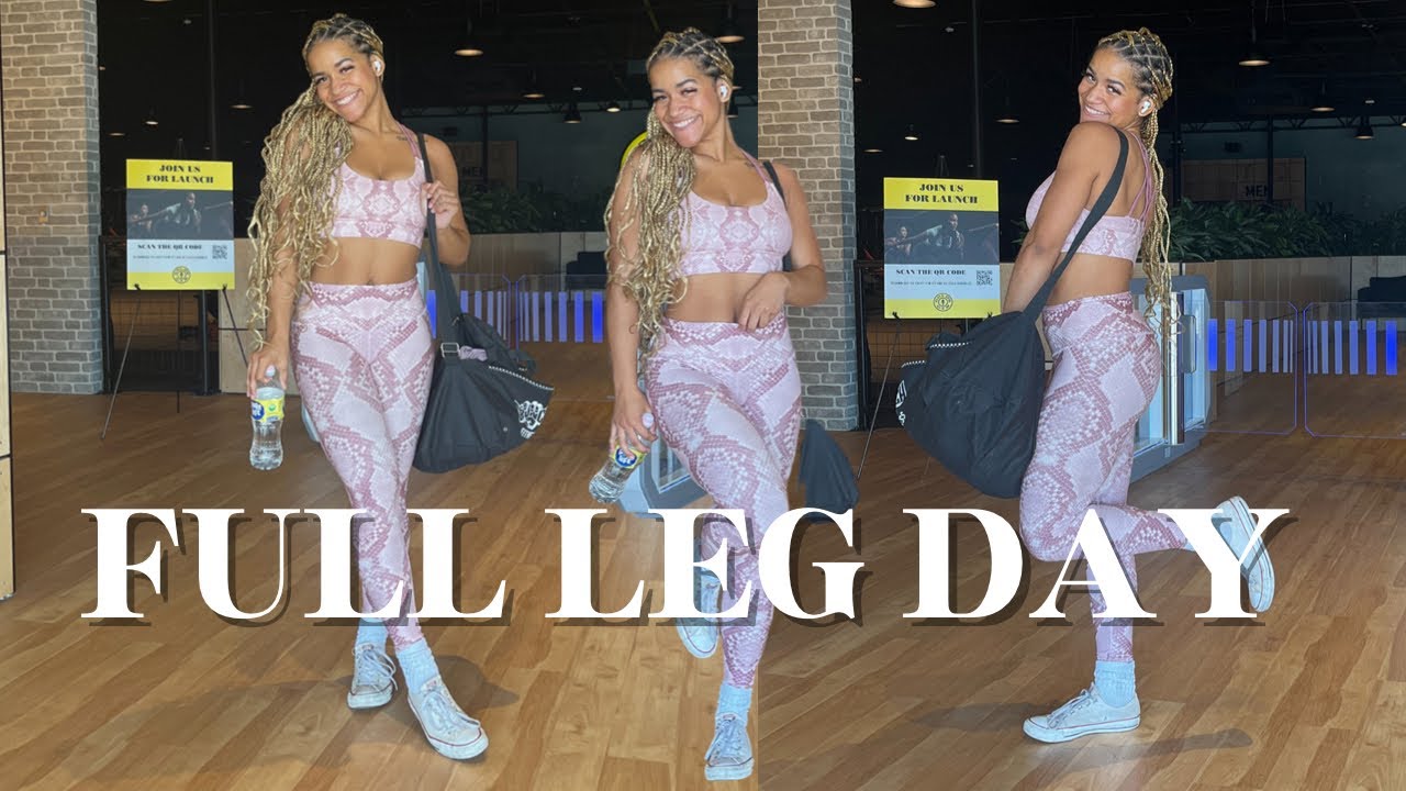 FULL LEG DAY: BEGINNER FRIENDLY | GOLD’S GYM | GLUTES & HAMSTRINGS